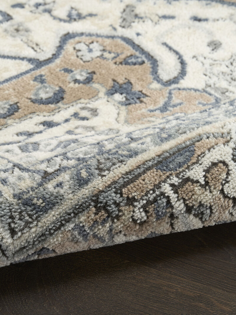 Quarry QUA18 Ivory/Taupe 2'2" x 7'6 Rug