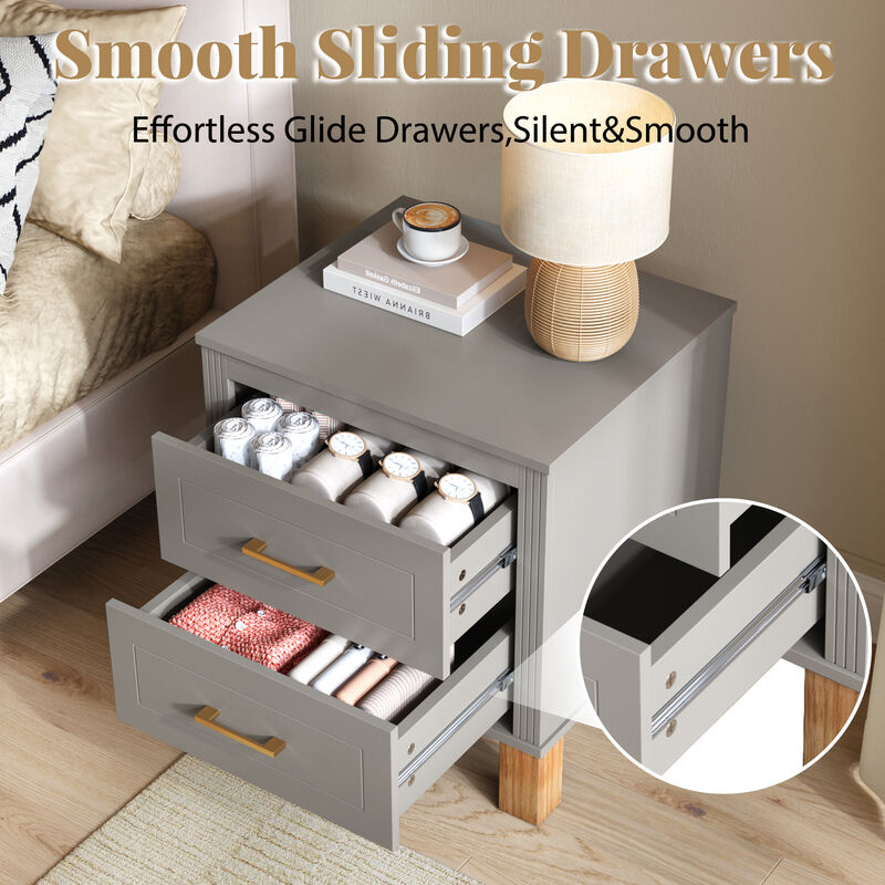 Cidwox 2 Drawer Nightstand image number 3