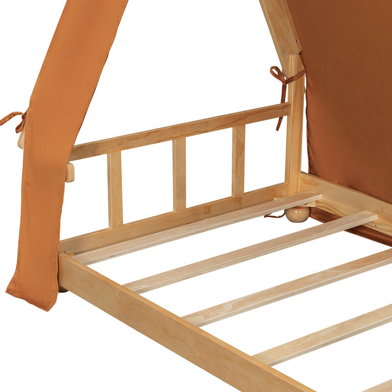 Fibark Kids Tent House Bed Frame image number 8