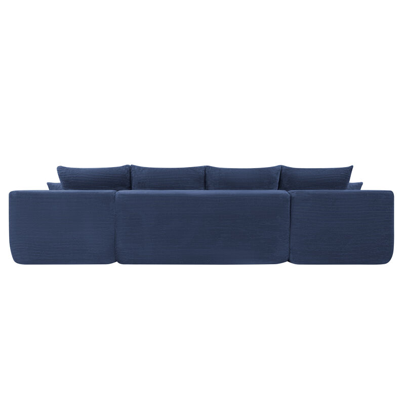 Mernri 126" Cloud Sectional Sofa image number 7