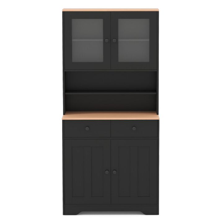 Multi-Purpose Pantry Cabinet with Adjustable Shelving