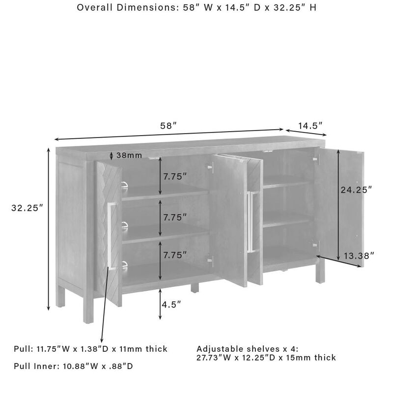 Crosley Furniture Darcy Sideboard