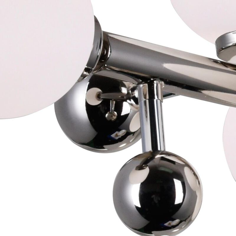 CWI Lighting Element 10 Light Chandelier With Polished Nickel Finish