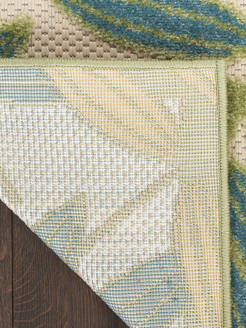 Aloha ALH18 Green/Multicolor 10' x 14' Rug