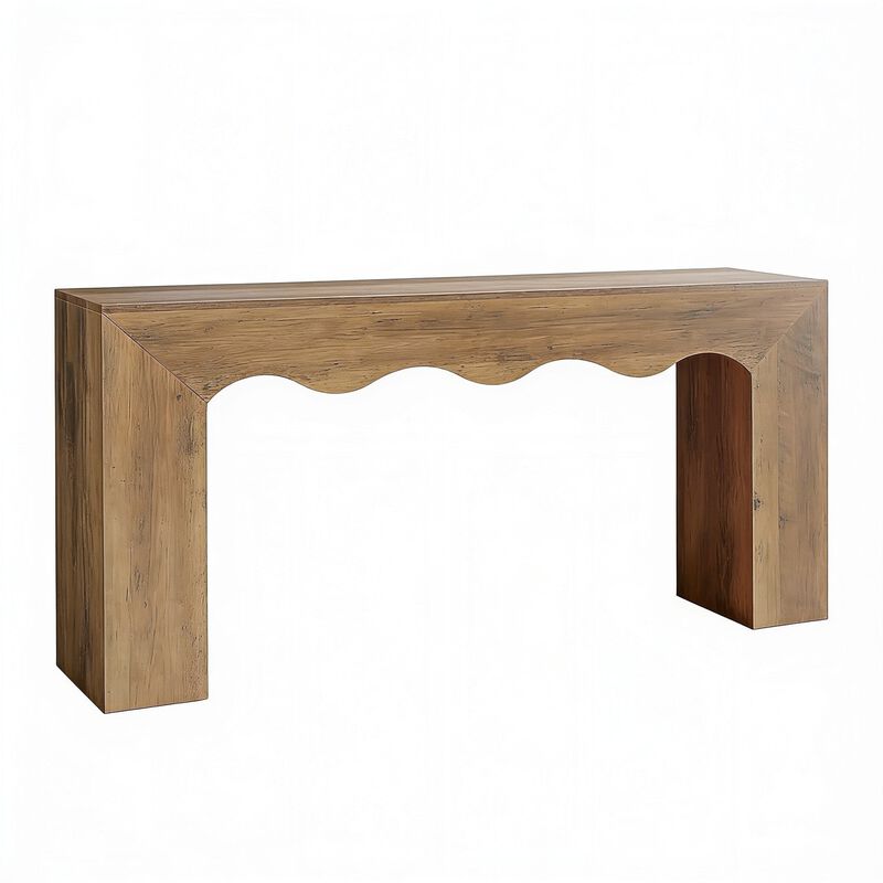 Tribesigns Farmhouse Wood Console Table image number 0