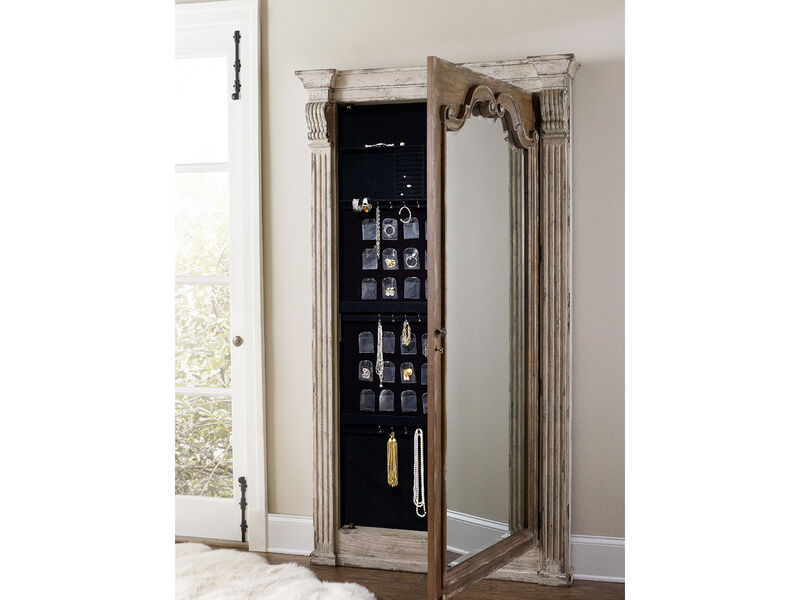 Chatelet Floor Mirror with jewelry Armoire Storage