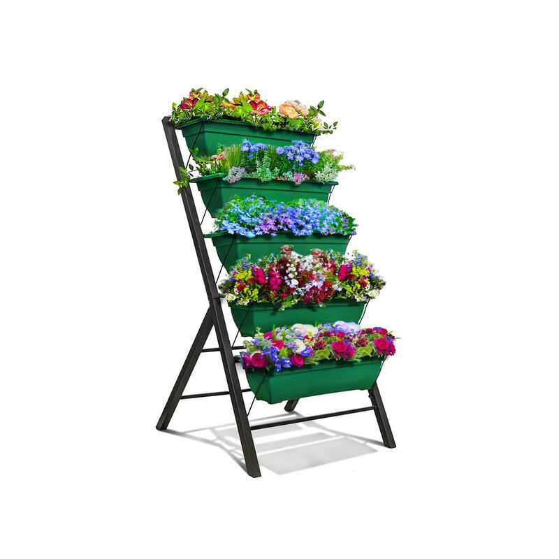 5-Tier Vertical Garden Planter for Indoor and Outdoor Planting