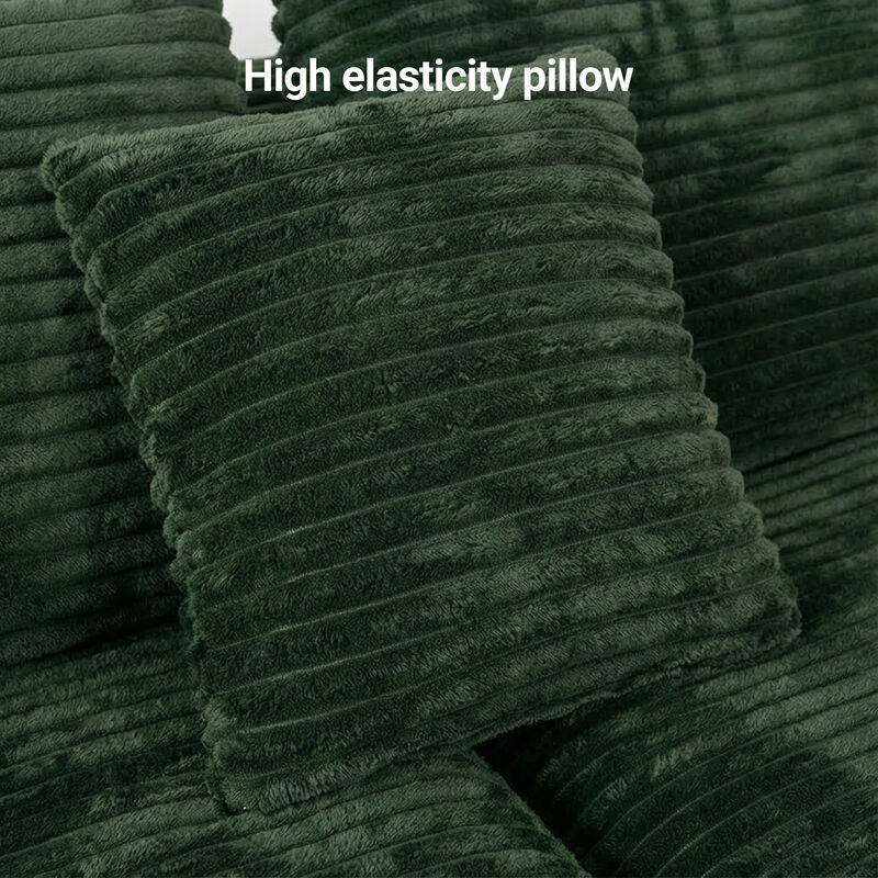 Flirv high-resilience boneless sponge sofa image number 6
