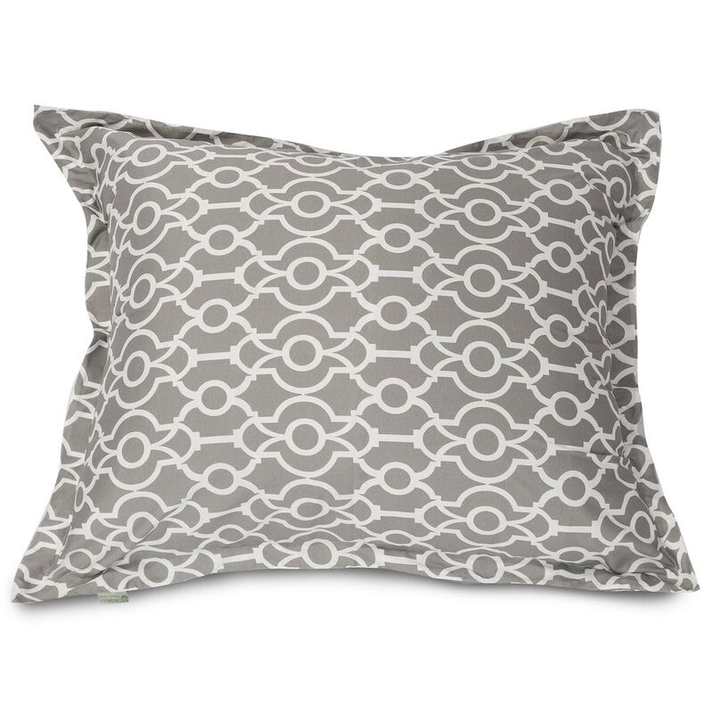 Majestic Home Goods Floor Pillow Athens Gray