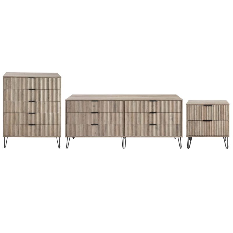 Dumbo 3-Piece Bedroom Set in Gray image number 0