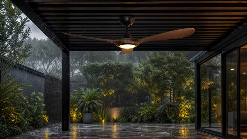 ENLIGHT 56" Smart DC Ceiling Fan with Light, IP66 Outdoor/Coastal Rated, Matter Smart Home Integration, 3 Blades image number 7