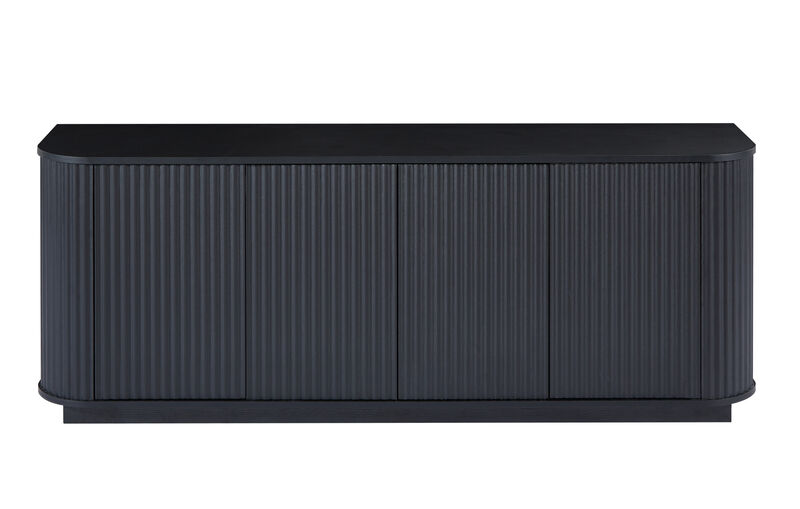 TATEUS wave pattern Buffet Cabinet Storage Cabinet TV Stand