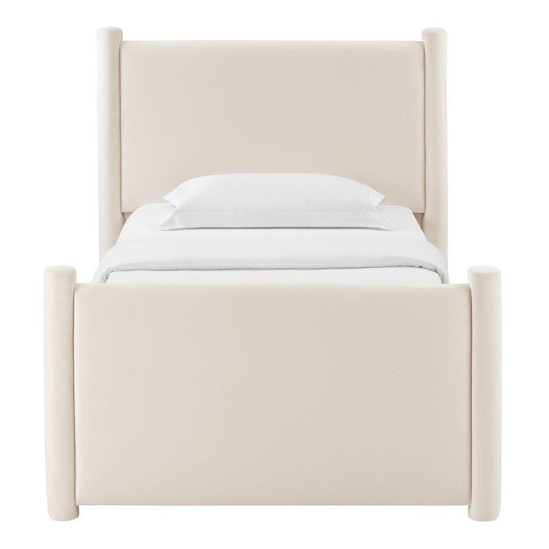 Modway Rael Performance Velvet Twin Platform Bed image number 4