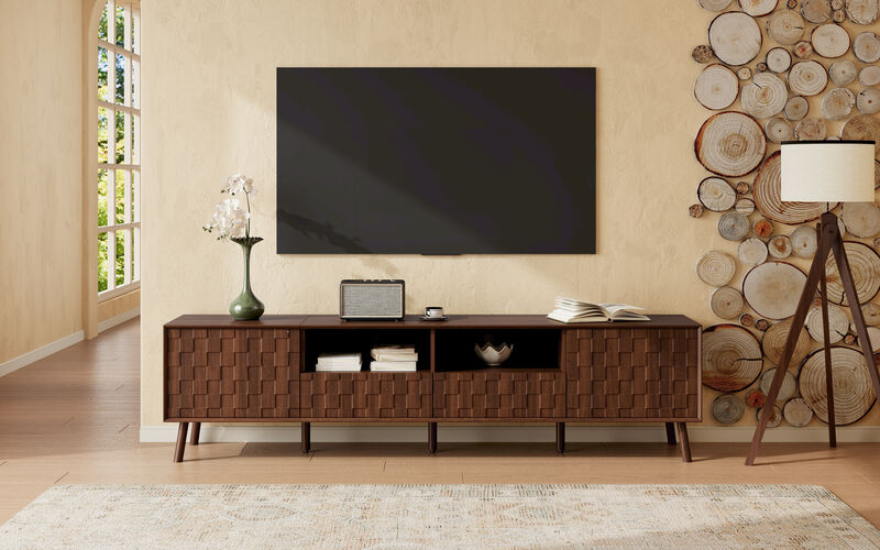 TATEUS 78inch Modern TV Stand image number 1