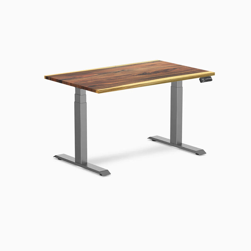 Desky Dual Hardwood Sit Stand Desk image number 0