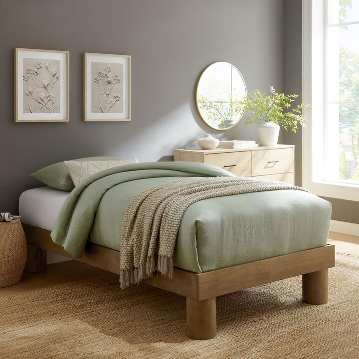 Runa Wood Twin Platform Bed