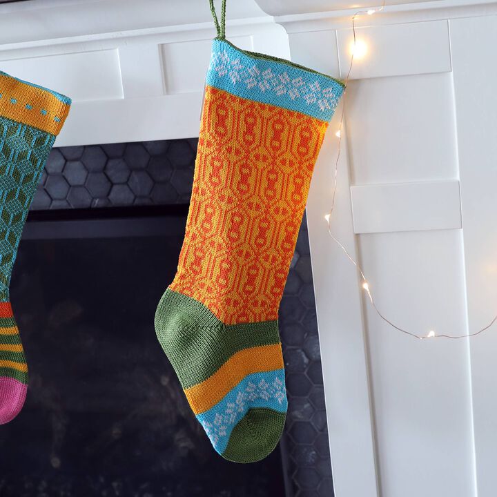 Colorful Stocking - Yellow