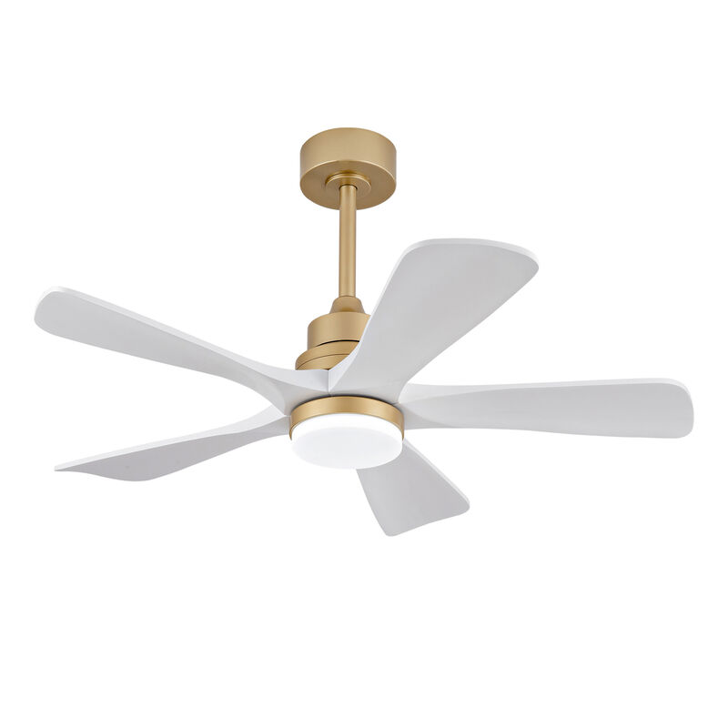 ELEMENT ACE Modern Indoor Ceiling Fan with Dimmable LED Light and Remote Control featuring Energy-Efficient DC Motor image number 3