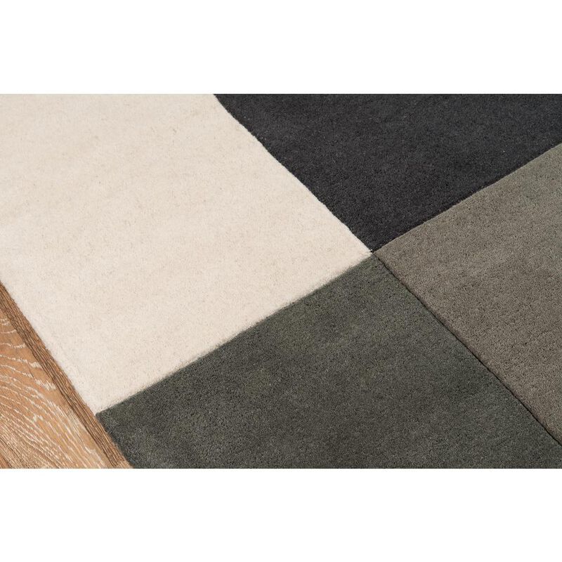 Momeni Contemporary Rectangle Area Rug, Charcoal, 3'6 X 5'6