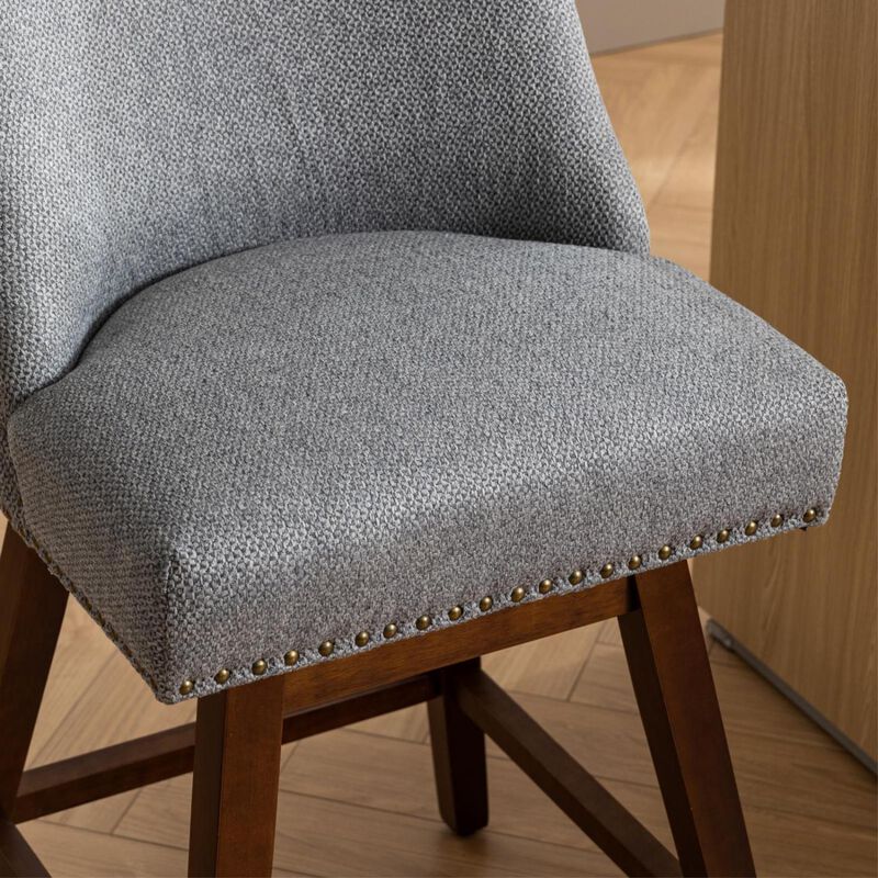 Streamdale Ergonomic Swivel Chair with Curved Back and Cushioned Seat image number 9