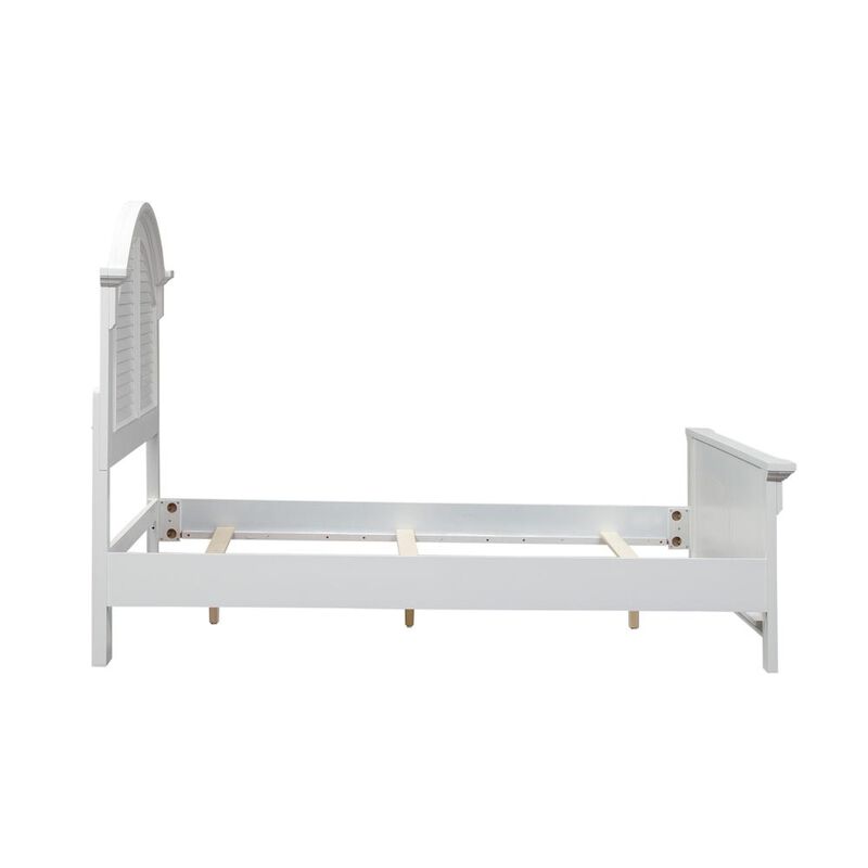 Liberty Furniture Summer House I Queen Panel Bed in Oyster White image number 4