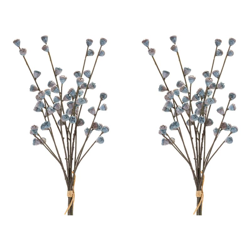 Set of 2 Winter Berry Pod Bundles - Perfect for Holiday Wreaths and Crafts
