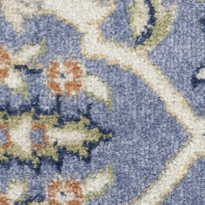 HomeRoots Floral Power Loom Area Rug