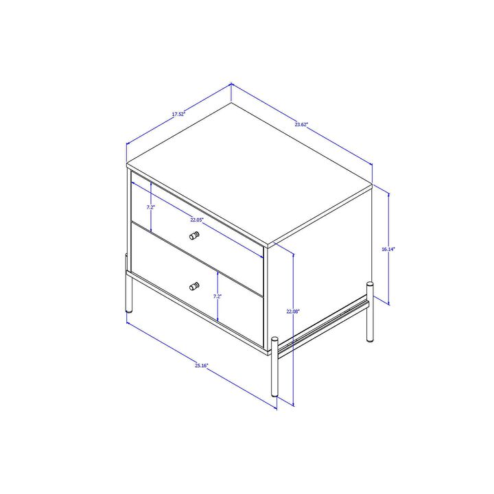 Jasper Gray Nightstand