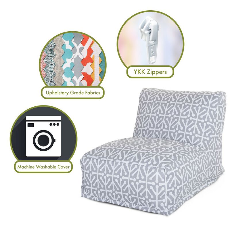 Majestic Home Goods Chair Lounger Aruba Gray