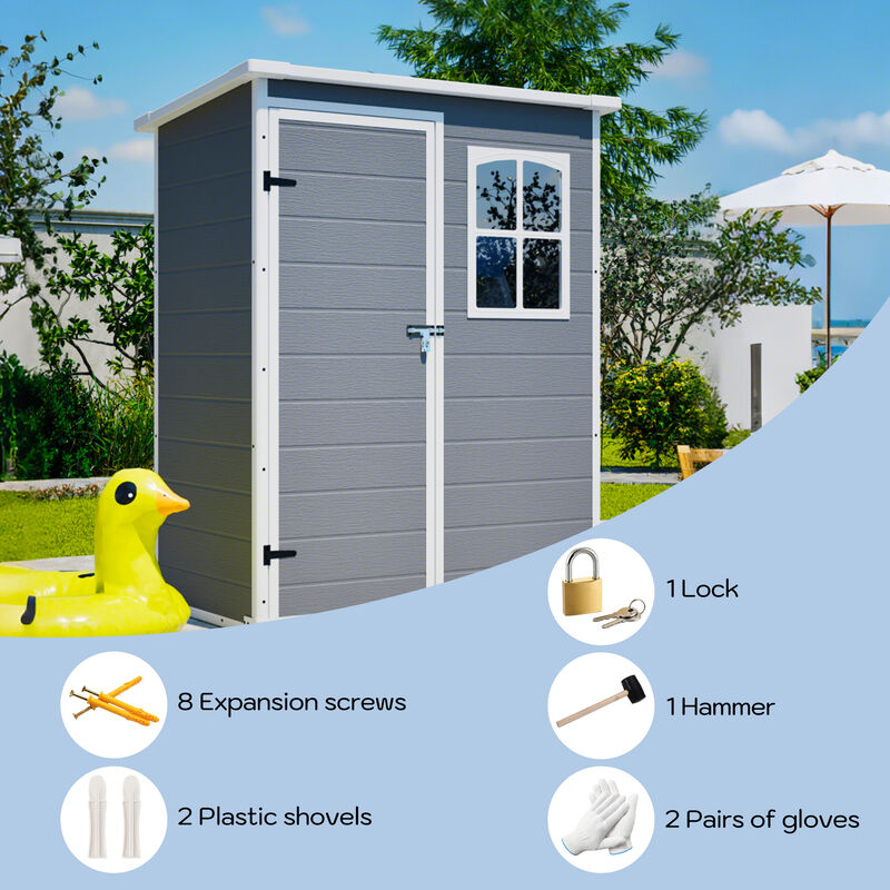 TATEUS Outdoor Storage House image number 8