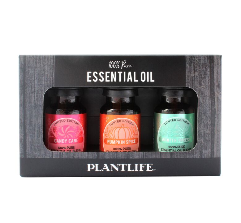 Plantlife Holiday Blends 3 Pack Essential Oils
