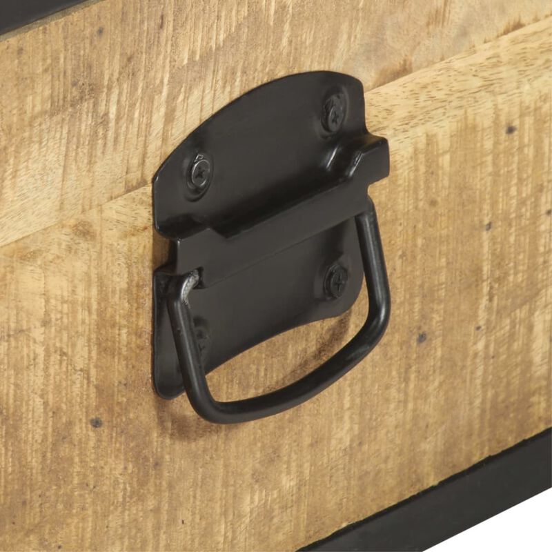 vidaXL Coffee Table 27.6"x11.8"x13" Solid Mango Wood