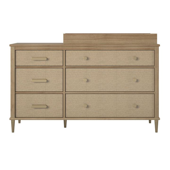 Shiloh Wide 6 Drawer Convertible Dresser & Changing Table