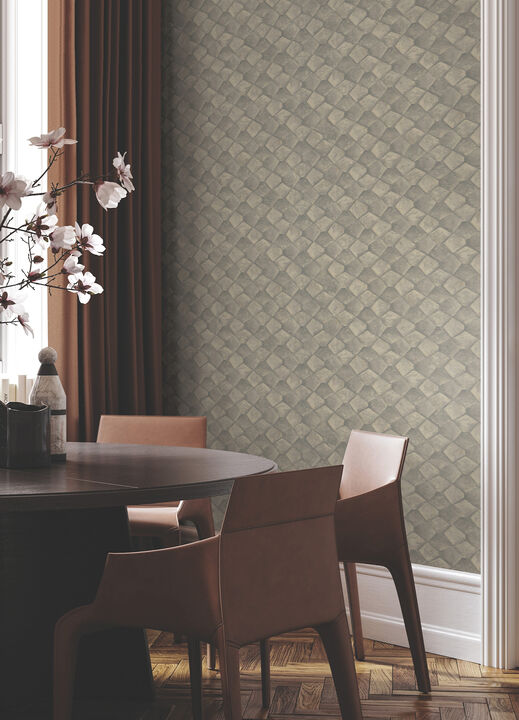 Waterford Gold Tiled Wallpaper
