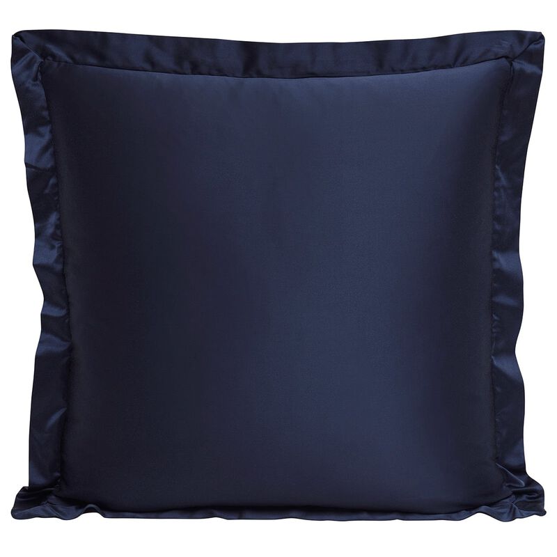 High Shine Navy Euro Sham image number 0