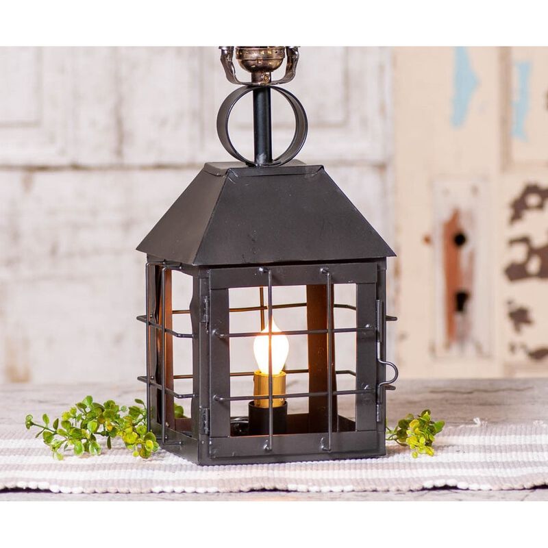 Irvins Country Tinware Colonial Lamp Base In Smokey Black image number 2