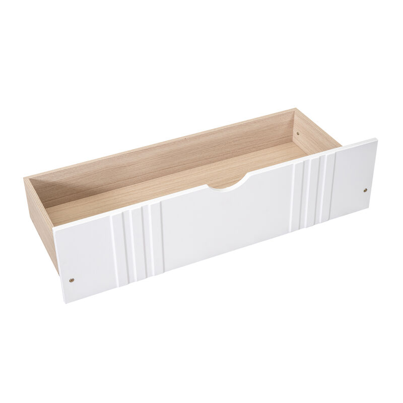 Whisen Modern Design Twin Size Daybed Wood Bed with Two Drawers image number 7