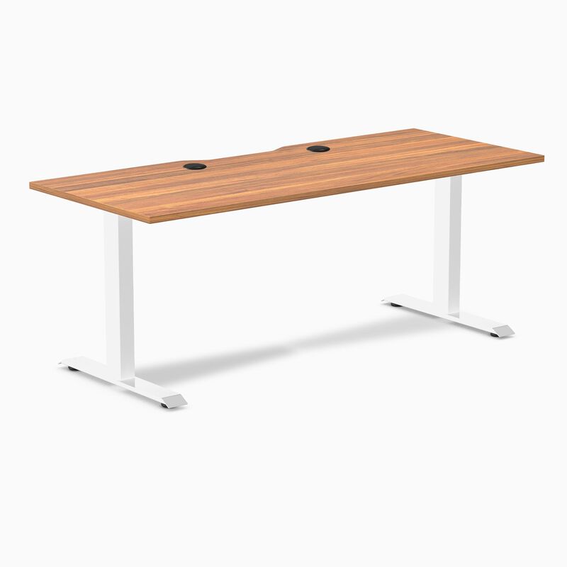 Desky Zero Scalloped Laminate Office Desk image number 0