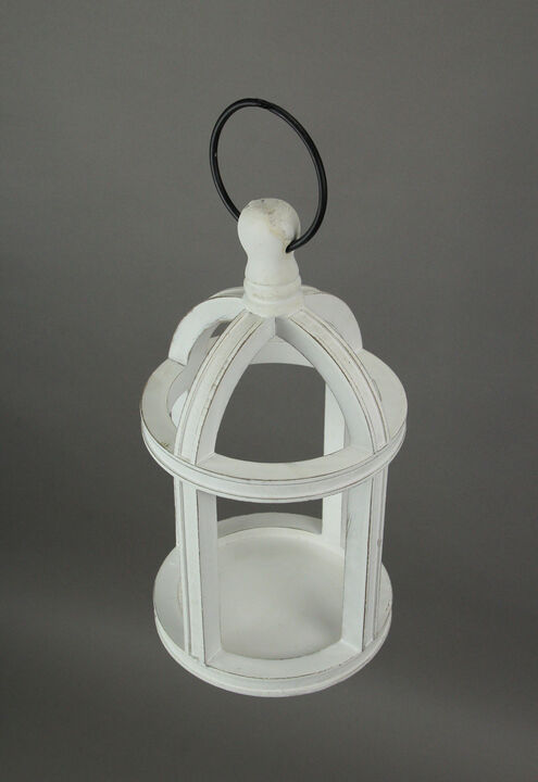 White Wood Hanging Terrarium Succulent Planter Holder Geometric Box