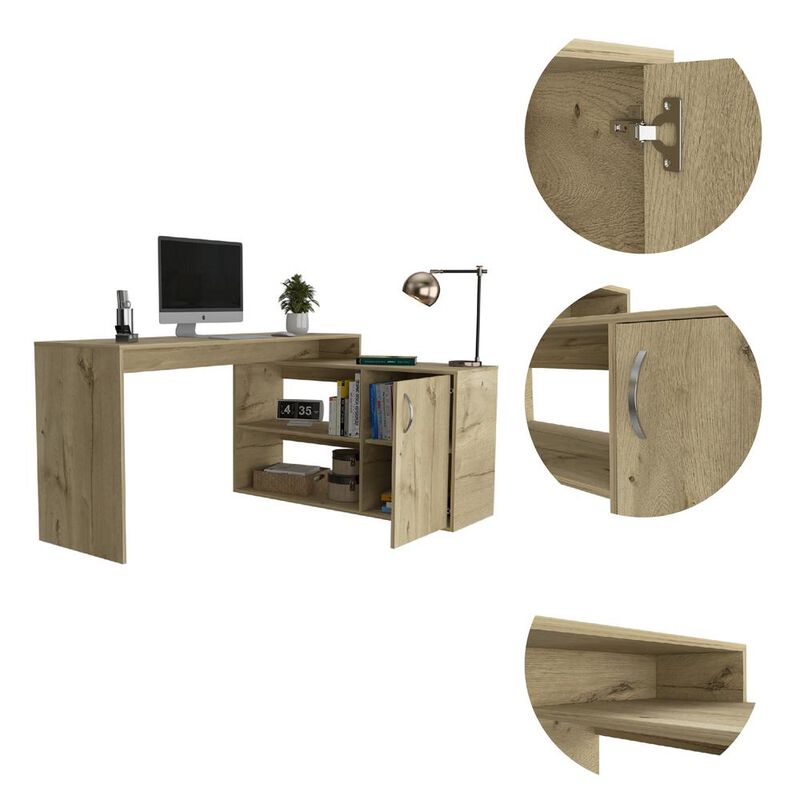 Boston Desk - Light Oak
