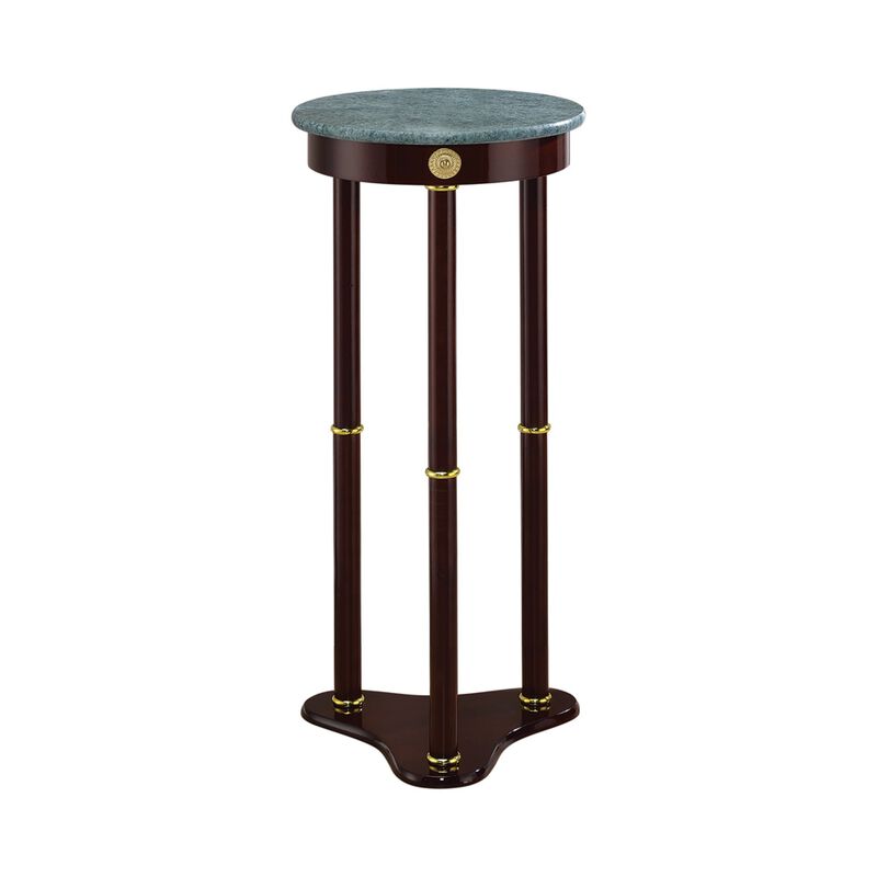 Ideally Classic Accent Table, Merlot Brown image number 0
