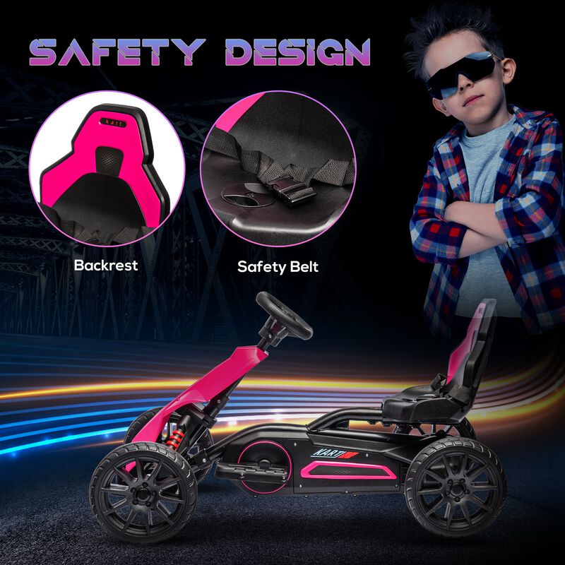 BreeBe 12V Electric Go Kart for Kids w/ Adjustable Speed image number 5