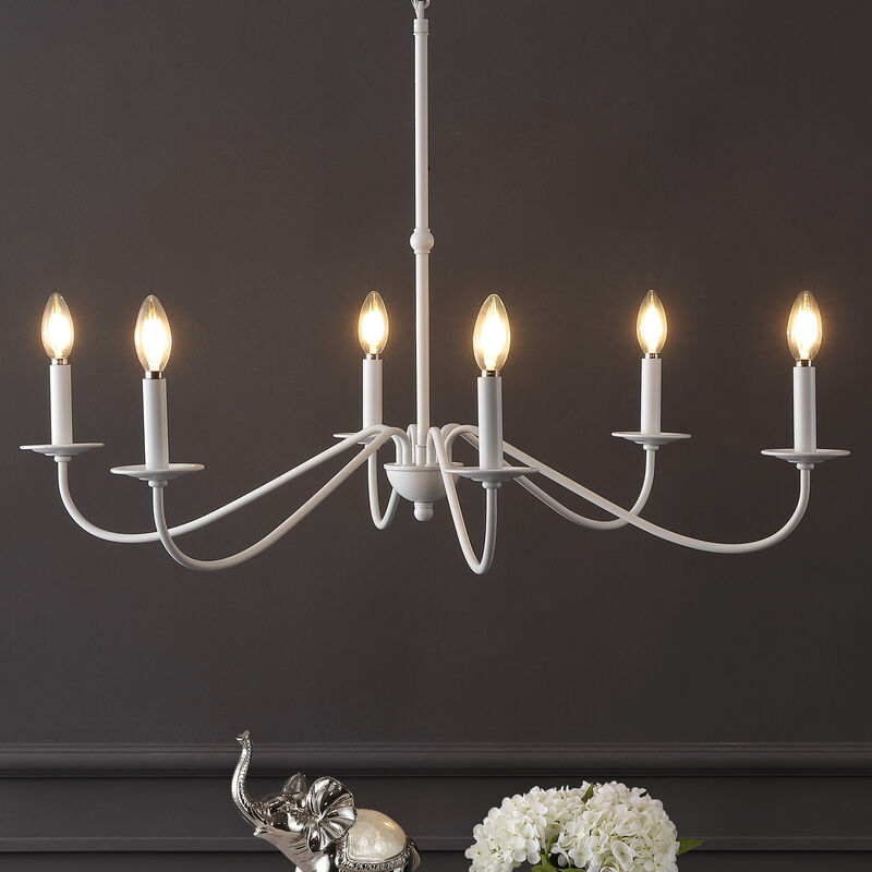 Wicklow Bohemian Farmhouse Iron LED Chandelier