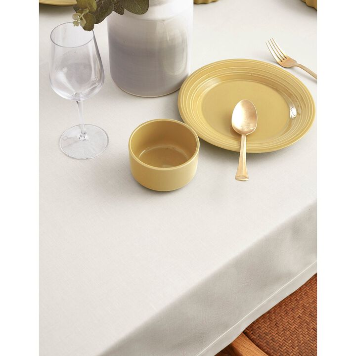 Cotton Linen Tablecloth - Dru - Cotton Linen Plain