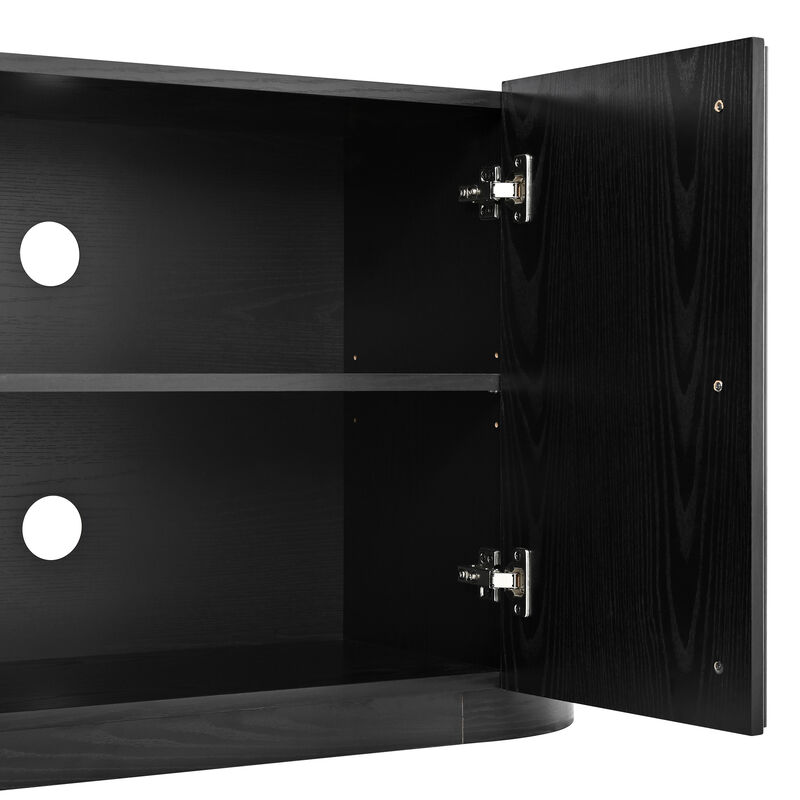 Gabbos Wood Grain TV Stand image number 7