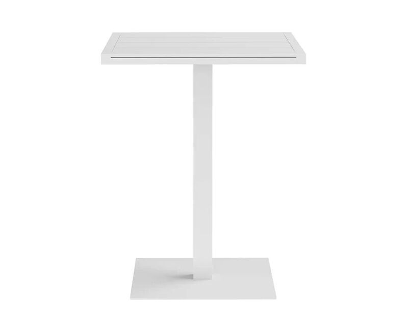 Merano White Bar Table image number 0