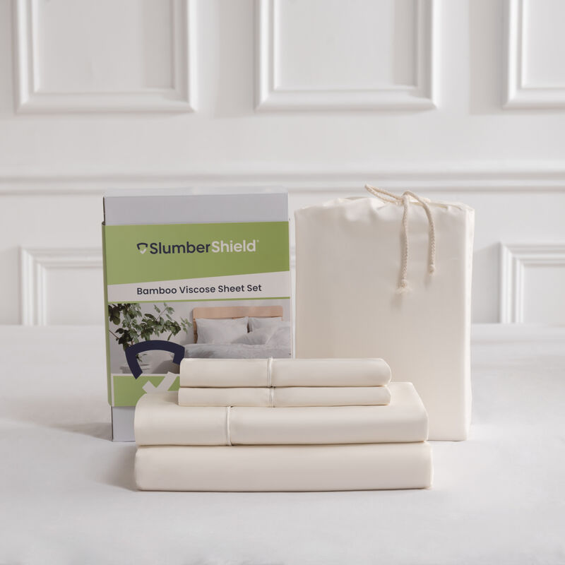 Bamboo Sheet Set Full Ivory