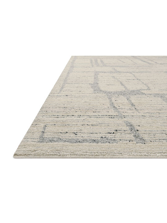 Raquel RAL06 Natural/Slate 18" x 18" Sample Rug