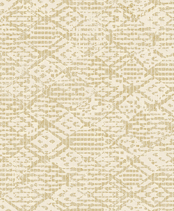 Helene Gold Glitter Geometric Wallpaper (Set of 2)