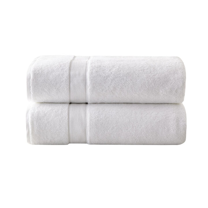 Gracie Mills Eulalia 2 Piece 800 GSM Antimicrobial Cotton Bath Sheet Set